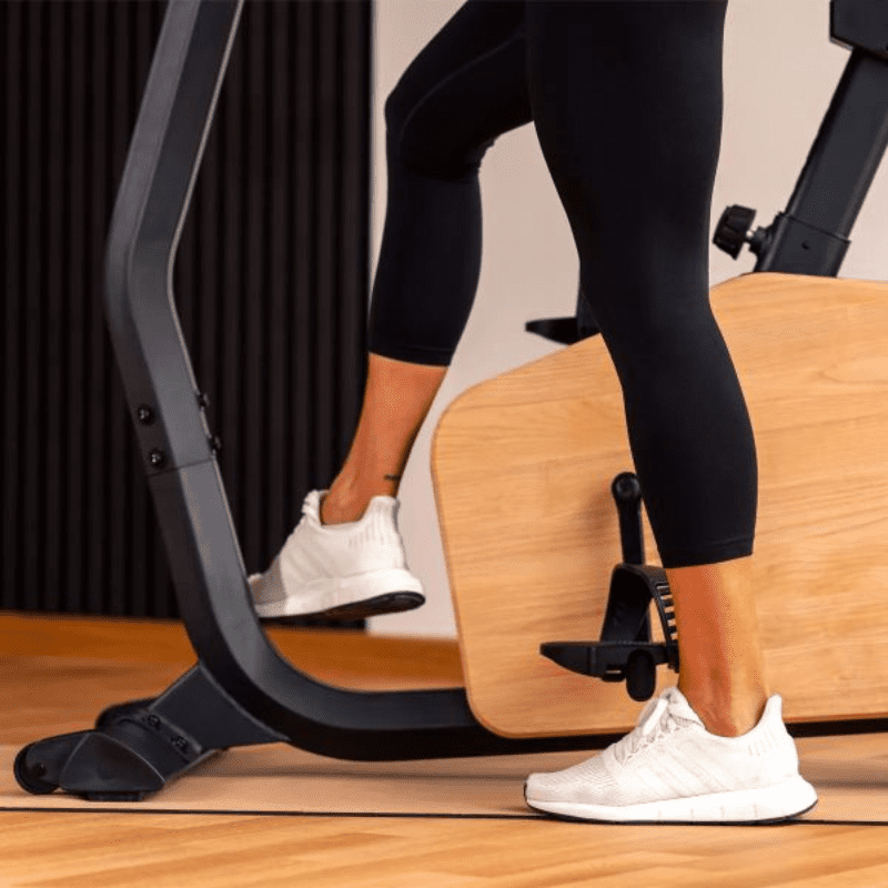 CardioPace 5.0 NorsK – Stilvolles Ergometer mit Holz-Design für rückenfreundliches Training – Bild 4