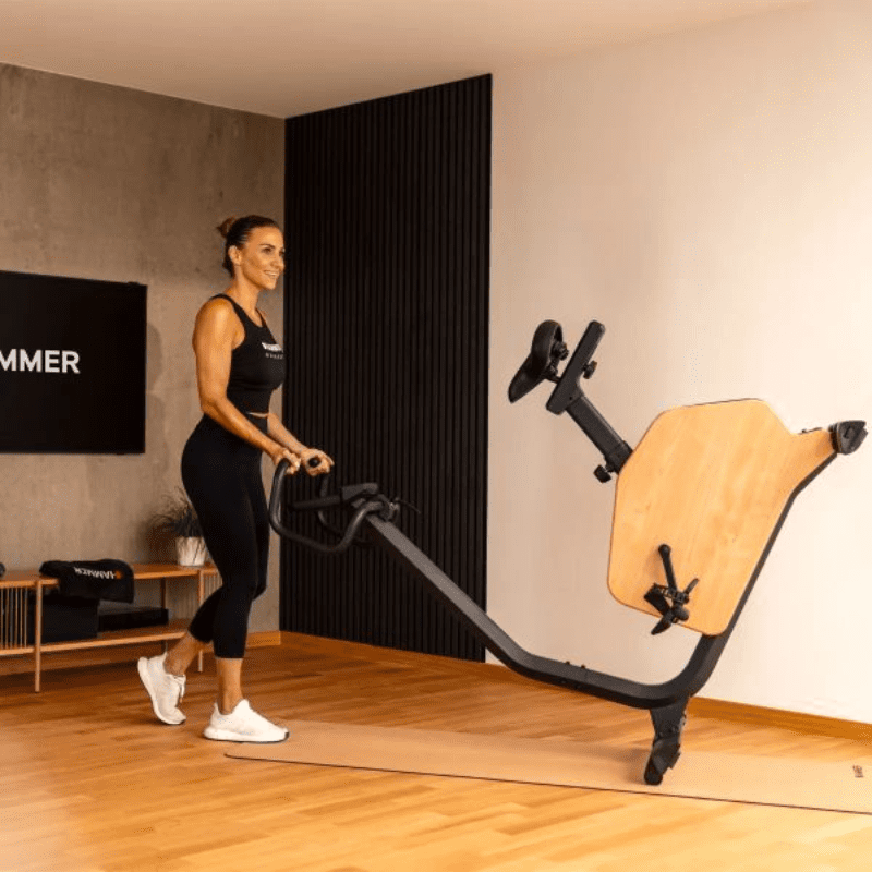 CardioPace 5.0 NorsK – Stilvolles Ergometer mit Holz-Design für rückenfreundliches Training – Bild 5