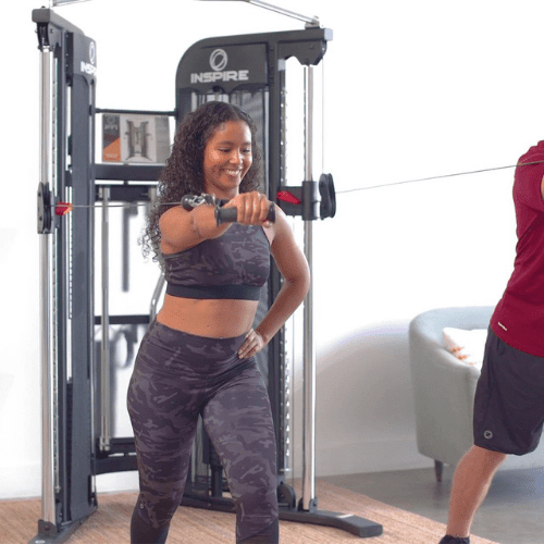 Inspire FT1 Kraftstation – kompakte Premium-Kabelzugstation für effektives Ganzkörpertraining – Bild 9