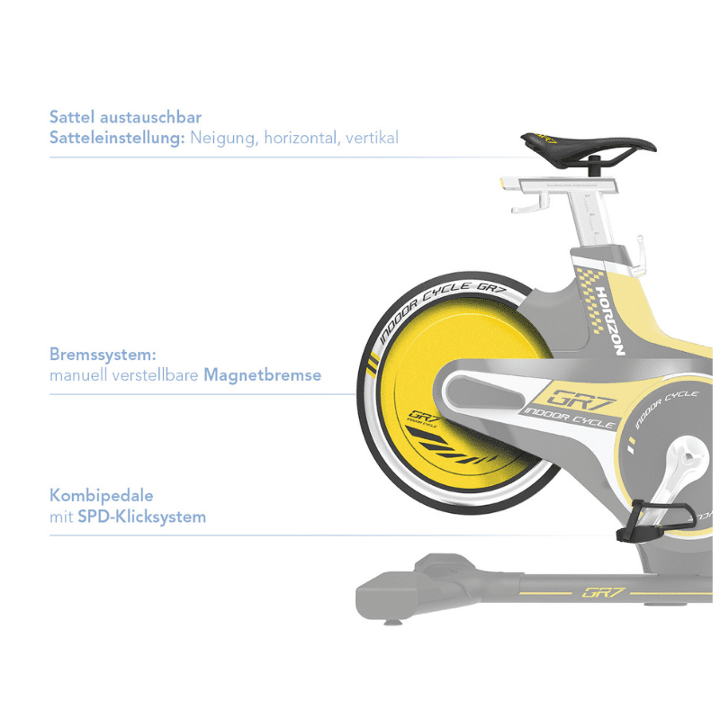 Horizon Fitness Indoor Cycle GR7 – Bild 4