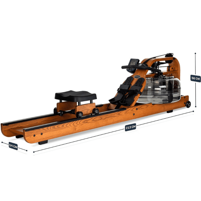 Fluid Rower Viking PRO XL – Premium Wasserrudergerät aus Holz – Bild 4