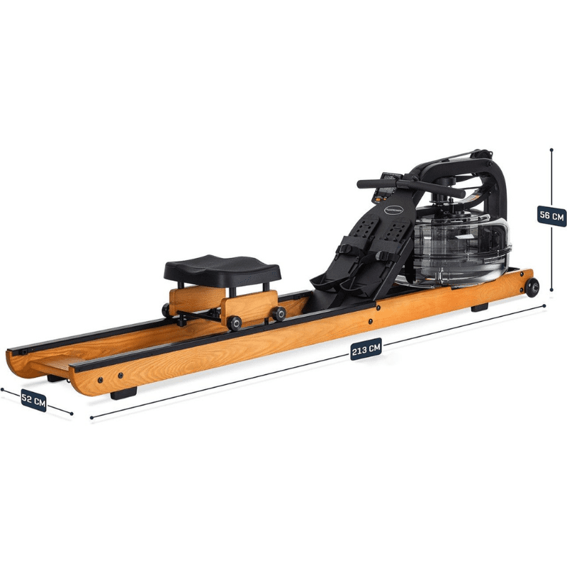 Fluid Rower Apollo Plus Wasser Holzrudergerät – Premium Rudererlebnis mit modernem Design – Bild 5