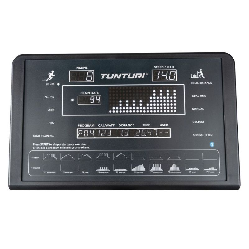 Tunturi Platinum TR30 Core Pro Laufband – Professionelles Lauf-, Kraft- und Rehabilitationsgerät | Bis 20 km/h & 57 Programme – Bild 3
