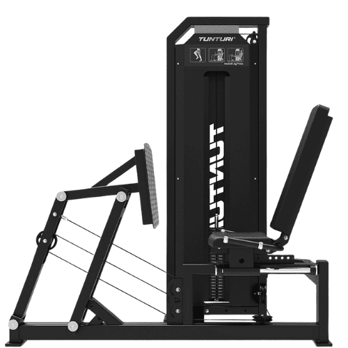 Tunturi Platinum Seated Leg Press – Beinpresse mit Gewichtsstapel (25PVS30000)