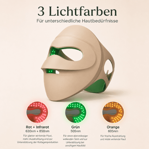 3D LED Gesichtsmaske – Lichttherapie für deine Haut – Bild 5