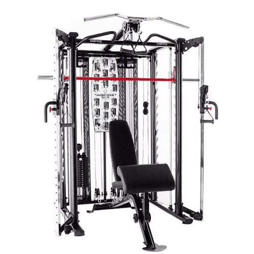 Inspire SCS Smith Cage System inkl. Premium-Trainingsbank – Smith Machine, Power Rack & Functional Trainer – Bild 3