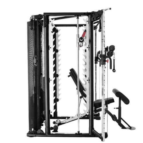 Inspire SCS Smith Cage System inkl. Premium-Trainingsbank – Smith Machine, Power Rack & Functional Trainer – Bild 4