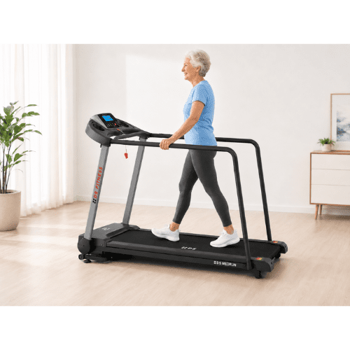 DS Fitness MedRun – REHA Laufband mit langen Handläufen – Bild 3
