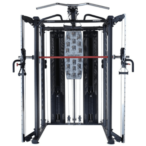 Inspire SCS Smith Cage System inkl. Premium-Trainingsbank – Smith Machine, Power Rack & Functional Trainer – Bild 6
