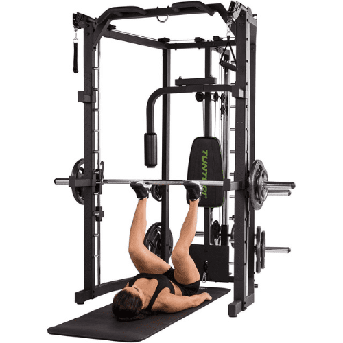Tunturi SM80 Kraftstation Deluxe – Smith Machine mit Kabelzug, Butterfly & Klimmzugstange – Bild 5