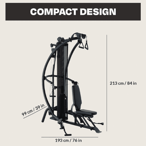 Inspire M1 Kraftstation mit integrierter Trainingsbank – kompaktes Home Gym für Ganzkörpertraining – Bild 7