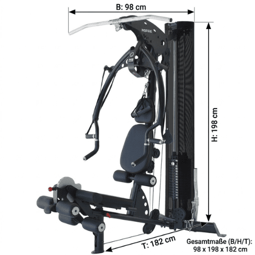Inspire M2 Kraftstation mit integrierter Trainingsbank – vielseitiges Home Gym für Ganzkörpertraining – Bild 7