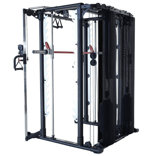 Inspire SCS Smith Cage System inkl. Premium-Trainingsbank – Smith Machine, Power Rack & Functional Trainer – Bild 5